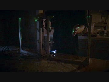 simcity(ノモノスとイミュームver)を自作レーザーハープで演奏してみた