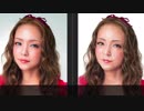 安室奈美恵をペンタブで描いてみました。その2/Photoshop Draw a portrait Namie Amuro