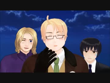 【APヘタリアMMD】海外反応「モンブラン? 何それ」+秋の勢力争い