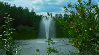 Lake With Fountain At The Center　鎌田節子