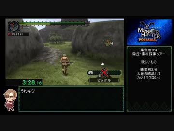モンスターハンターポータブルany%RTA 2:51:35.66 part1/5【旧WR】