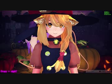 【MMD】Crazy ∞ nighT【魔理沙＆さとり】