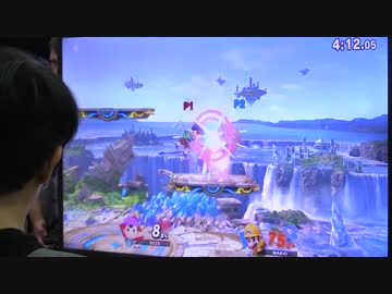 【スマブラSP】ネス VS マリオ【ゲームプレイ映像】