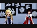 【東方MMD】  からくりピエロ　(霊夢＆魔理沙）1080ｐ