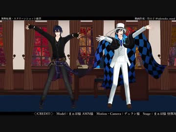 【MMD文アル】45秒でお祝いする動画【ANG・RNP誕】(1080p)
