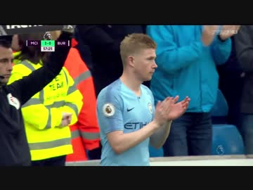 デ・ブライネ復帰 《18-19EPL：第9節》 マンチェスター・シティ vs バーンリー