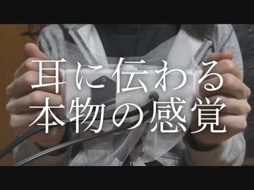 【網目の感触がしっかり伝わる】水切りネットを被せて耳の裏をマッサージ【ASMR / 音フェチ】