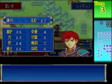 ファイアーエムブレム烈火の剣ヘクハー　全員育てて評価S を目指す 26章