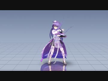 【MMD花騎士】モデルテスト2 ラベンダー