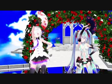 【MMD】金星のダンス　初音ミク＆弱音ハク
