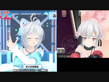 【.LIVE】前髪を弄るシロちゃんとさくたまちゃん