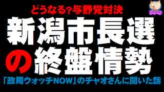 【新潟市長選の終盤情勢】どうなる？与野党対決の行方 - 「政局ウォッチNOW」のチャオさんに聞いた話