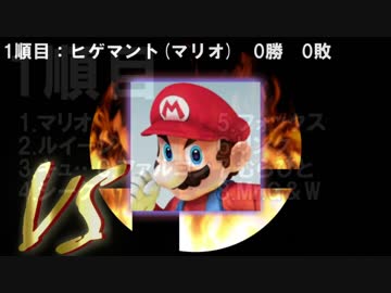 スマブラfor WiiU　Amiiboトーナメント？ 1順目前半