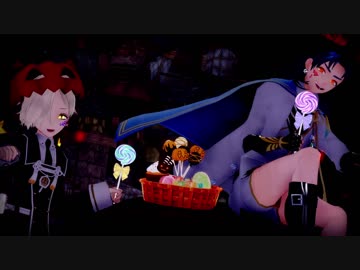 【MMD刀剣乱舞】trick and treat【五虎退/太鼓鐘貞宗】