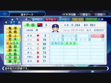 【パワプロ2018】中日シーズン終了選手データ【ver1.09】