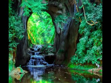 【癒し】渓流のせせらぎの音（睡眠用BGM・作業用BGM）