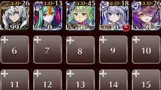 世界樹の異変 神級☆3【ケラ王子＋未覚醒イベユニ×5】少人数編