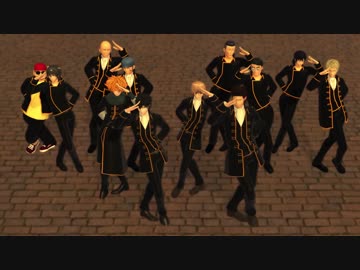 【MMD銀魂】黒い人たちのClassic