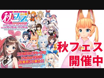 Vtuberが秋葉原に集う！秋フェス開催中！