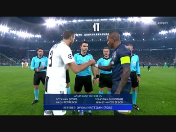 《18-19UEFA CL》 [GS第4節・H組] ユヴェントス vs マンチェスター・ユナイテッド