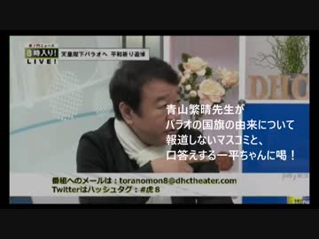 青山繁晴先生「パラオの国旗は日の丸を下敷きにして作った」
