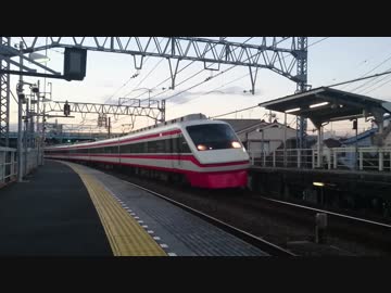 東武特急りょうもう　堀切駅通過