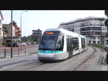 フランス・パリのゴムタイヤ式トラム Paris Tramway