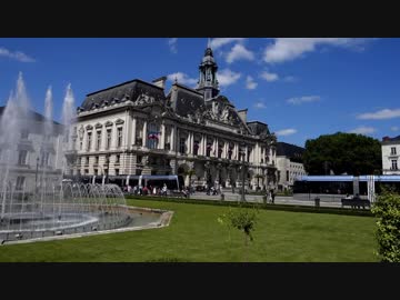 フランス・トゥールのトラム（架線レス区間あり） Tours tramway