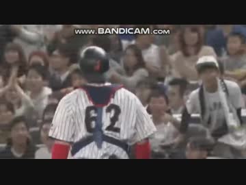 日米野球　メジャーよこれを見よ！　セカンド悪送球からの甲斐キャノンでゲームセット！