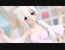 【MMD】Lap Tap Love「Cute kitty  弱音ハクHaku」