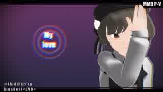 【MMD】鳩羽つぐで[A]ddiction【PVキット】