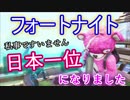 【フォートナイトバトルロイヤル】私事ですいません"日本一位になりました"【Fortnite】