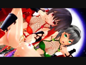 【東方MMD】忍者衣装の博麗霊夢と魂魄妖夢で極楽浄土1080p60fps