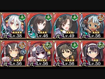 【城プロ:RE】異界門と古の機動要塞(絶難) 天下統一入手のみ Lv38～56(平均51)
