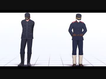 【金カムMMD】イレヴンレイヴガール【勇作/尾形】