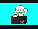 ノリノリで大根をおろすコムスビ君CB