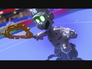 【実況】マリオテニスエースでたわむれる Part7 弱点がスケスケだぜ！