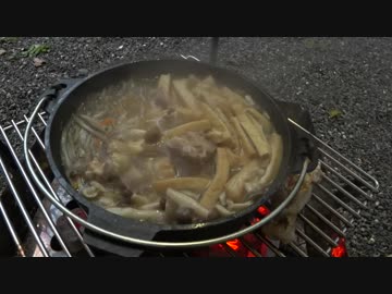 素人キャンパー奮戦記　今シーズンラストキャンプ　その２　晩飯編