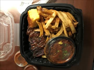 アメリカの食卓 715 アメリカBBQリブを食す！