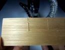 糸鋸板裏バリ軽減小技
