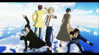 【MMD文スト】せつ式５人でFREELYTOMORROW【せつ式モデル聖誕祭】