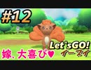 #12 嫁が実況(ゲスト夫)【ポケットモンスター Let'sGO!イーブイ】～愛の力でゲットだぜ♡編～