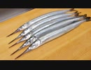 寿司職人によるサヨリの仕込みから握りまで〜How To Make Halfbeak Sushi〜