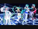 【MMD】レーミク、Sour式、どっと式初音ミクで「Blue Star」