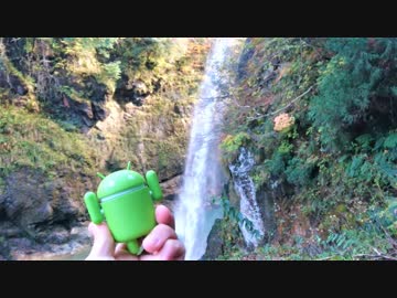 【石川県観光・小松＆白山市、Japan Travel Ishikawa】手取峡谷へ紅葉を見にニコニコレンタカーでAQUAを借りてドライブ②【不老橋(不老峡)・綿ヶ滝】