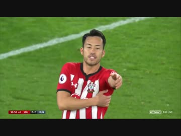 吉田先発 《18-19EPL：第14節》 サウサンプトン vs マンチェスター・ユナイテッド