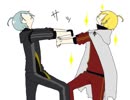 【刀剣乱舞】仲のいい本歌くんと写しくん【手描き】