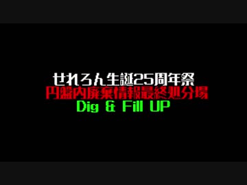 せれろん生誕25週年祭円盤内廃棄情報最終処分場Dig & Fill UP