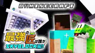 【日刊Minecraft】最強の匠は誰かスカイブロック編!絶望的センス4人衆がカオス実況！♯12【Skyblock3】