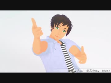 【APヘタリア人力紅白R】親分でSummer Rain【人力+MMD】